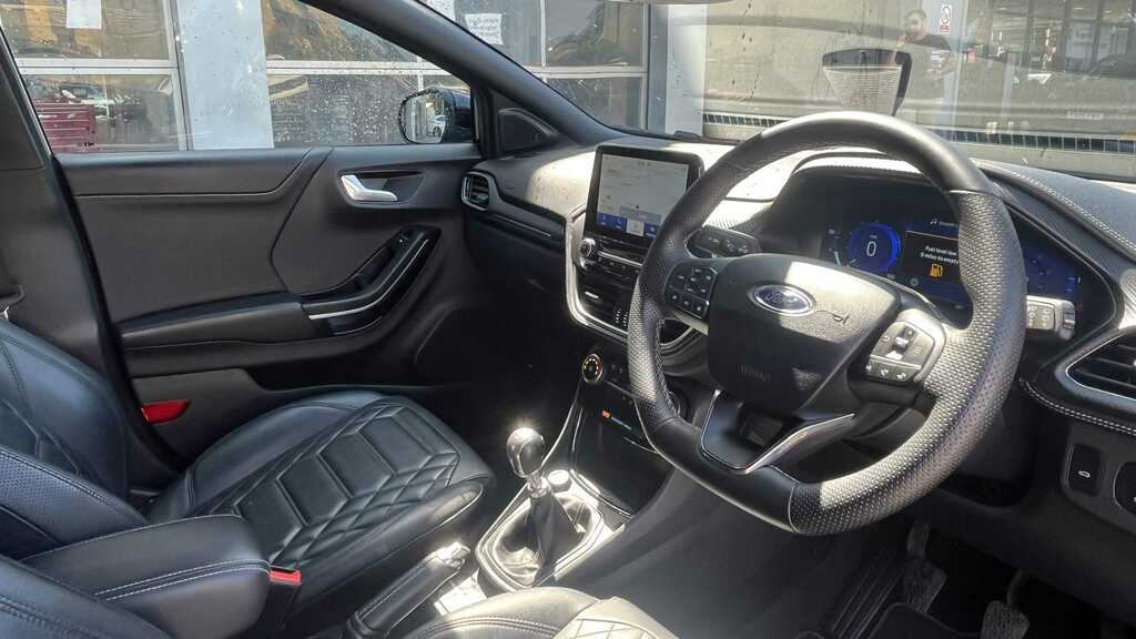 Ford Puma 1.0 Ecoboost Hybrid Mhev 155 St-line Vignale 2 NG71WEF Black #6