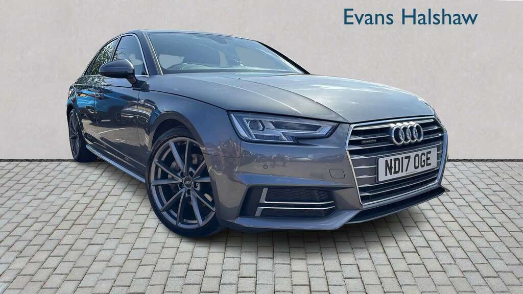 Audi A4 2.0 Tdi 190 Quattro S Line S Tronic 2017 Grey