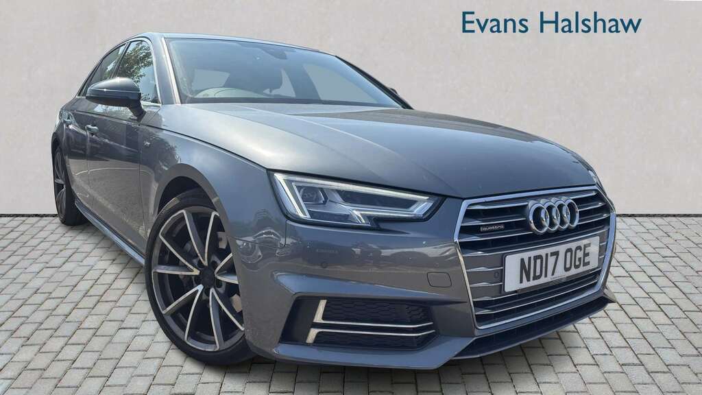 Audi A4 2.0 Tdi 190 Quattro S Line S Tronic 2017 Grey
