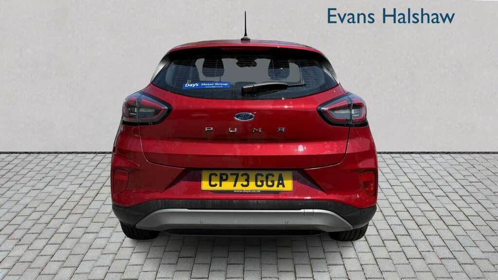 Ford Puma 1.0 Ecoboost Hybrid Mhev Titanium 2023 CP73GGA Red #4