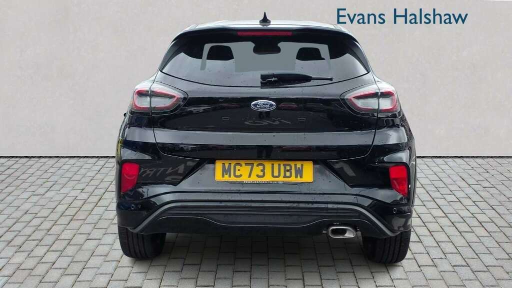 Ford Puma 1.0 Ecoboost Hybrid Mhev St-line X 2023 MC73UBW Black #4