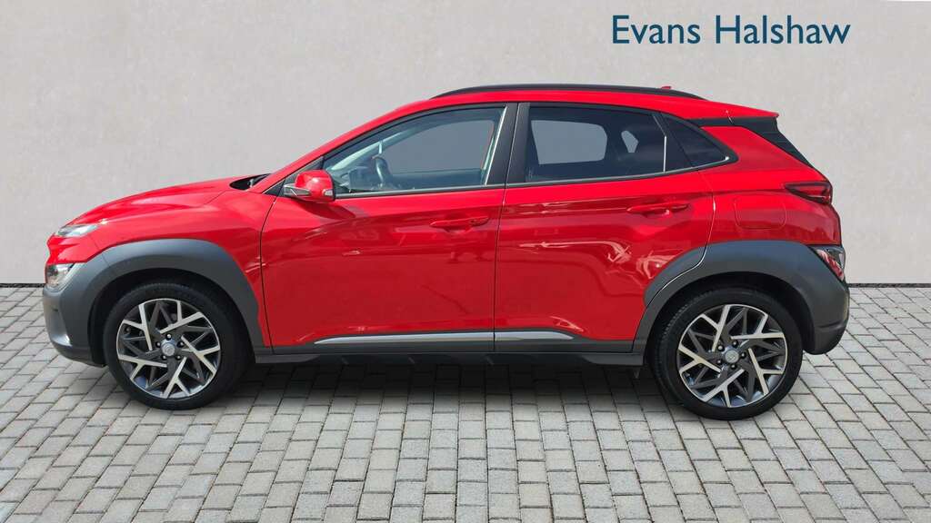 Hyundai Kona 1.6 Gdi Hybrid Ultimate Dct 2022 OV22LFX Red #3
