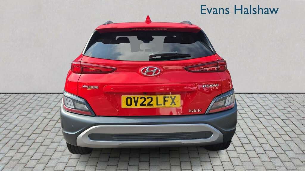 Hyundai Kona 1.6 Gdi Hybrid Ultimate Dct 2022 OV22LFX Red #5
