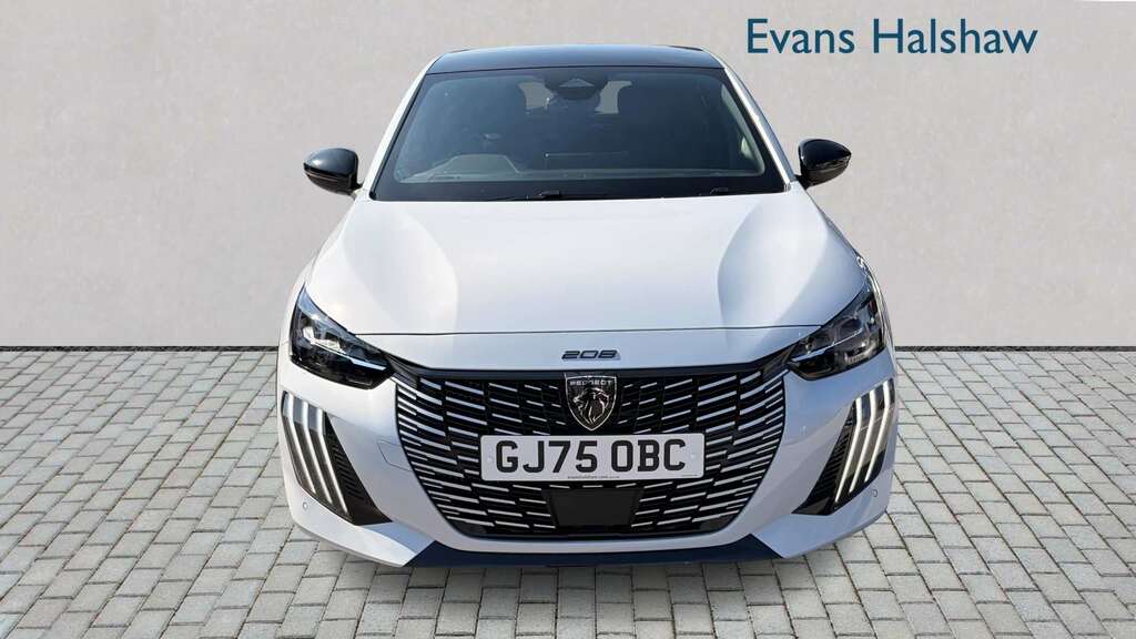 Peugeot 208 1.2 Hybrid 145 Gt E-dsc6 2025 GJ75OBC White #3