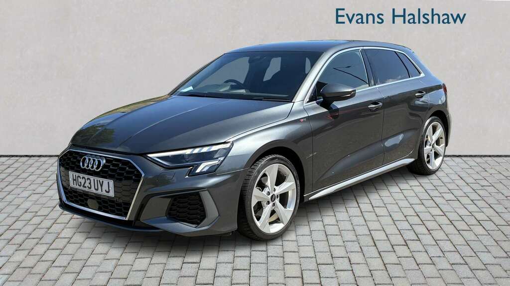 Audi A3 35 Tfsi S Line 2023 HG23UYJ Grey #3