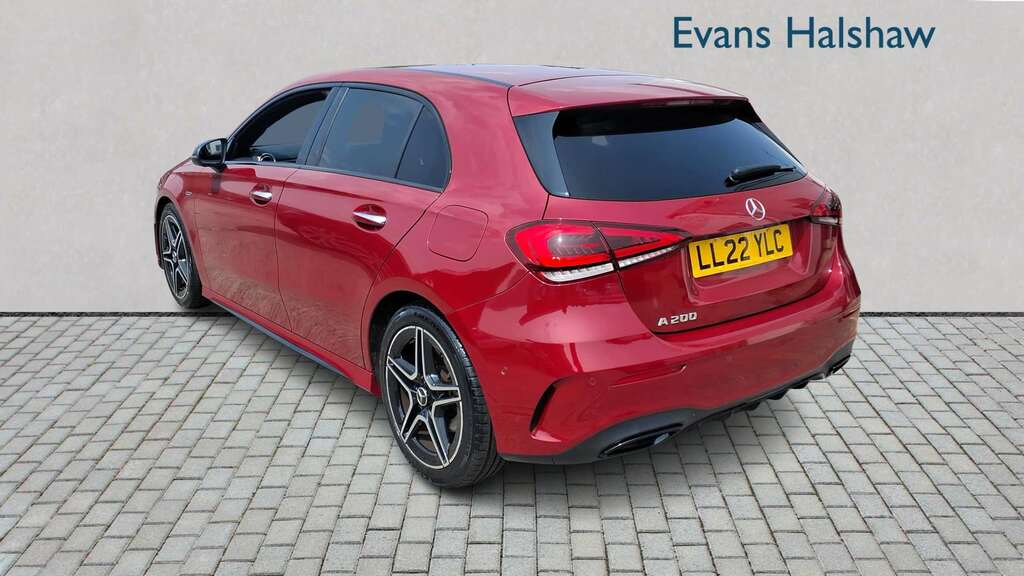 Mercedes-Benz A Class A200 Amg Line Premium Edition 2022 LL22YLC Red #3