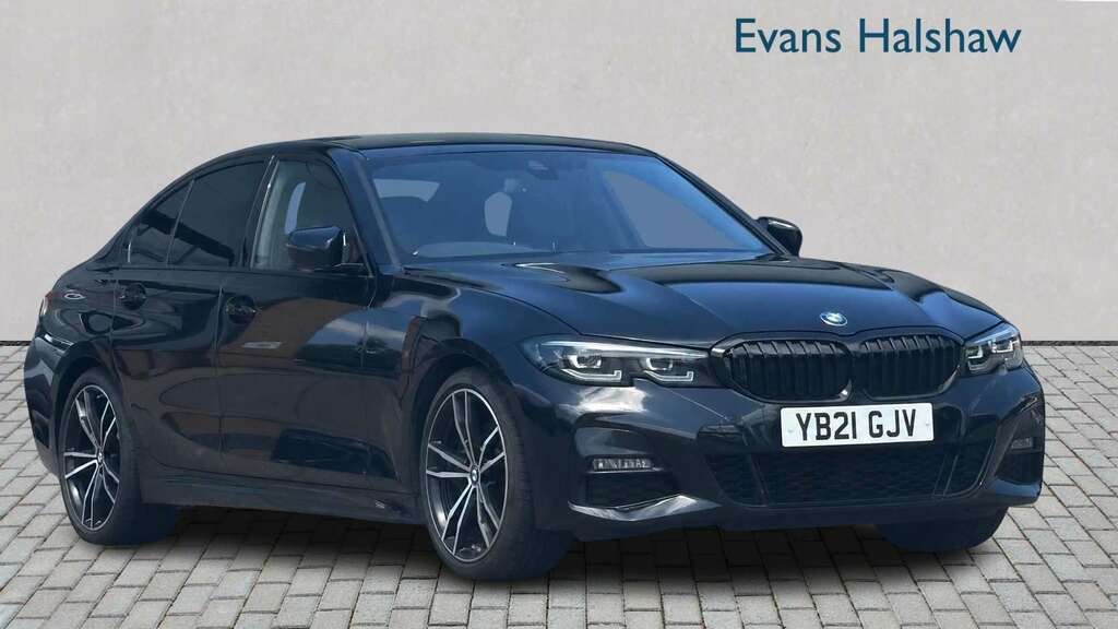 BMW 3 Series 320D Mht M Sport Step 2021 YB21GJV Black #2