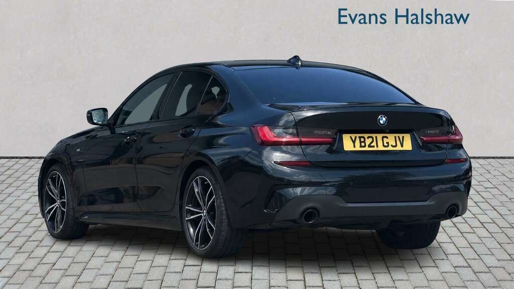BMW 3 Series 320D Mht M Sport Step 2021 YB21GJV Black #3