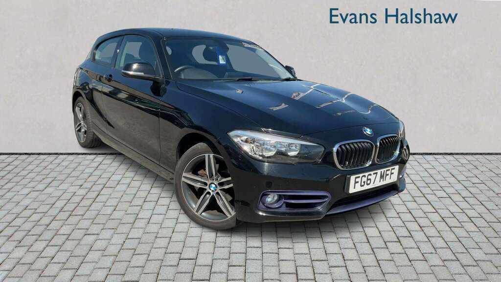 BMW 1 Series 118D Sport Nav 2017 Black