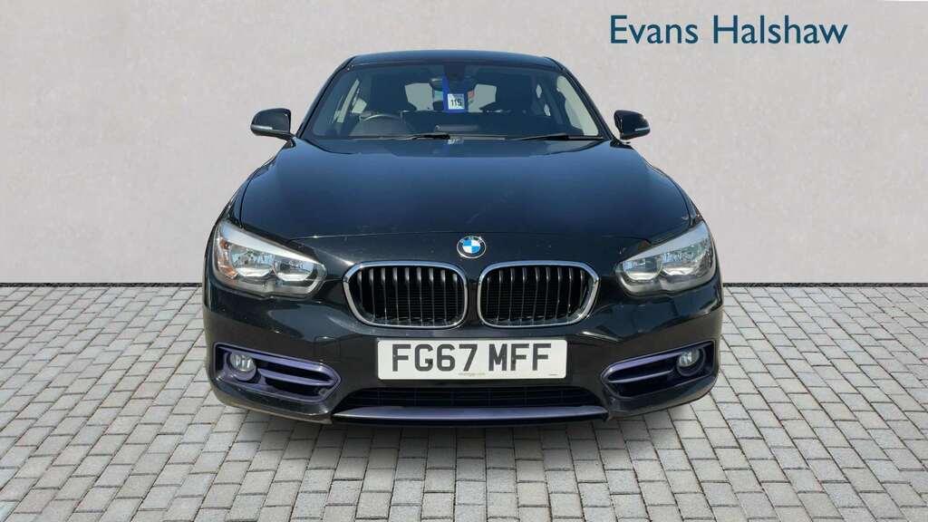 BMW 1 Series 118D Sport Nav 2017 FG67MFF Black #4