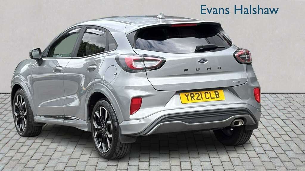 Ford Puma 1.0 Ecoboost Hybrid Mhev St-line X 2021 YR21CLB Silver #2