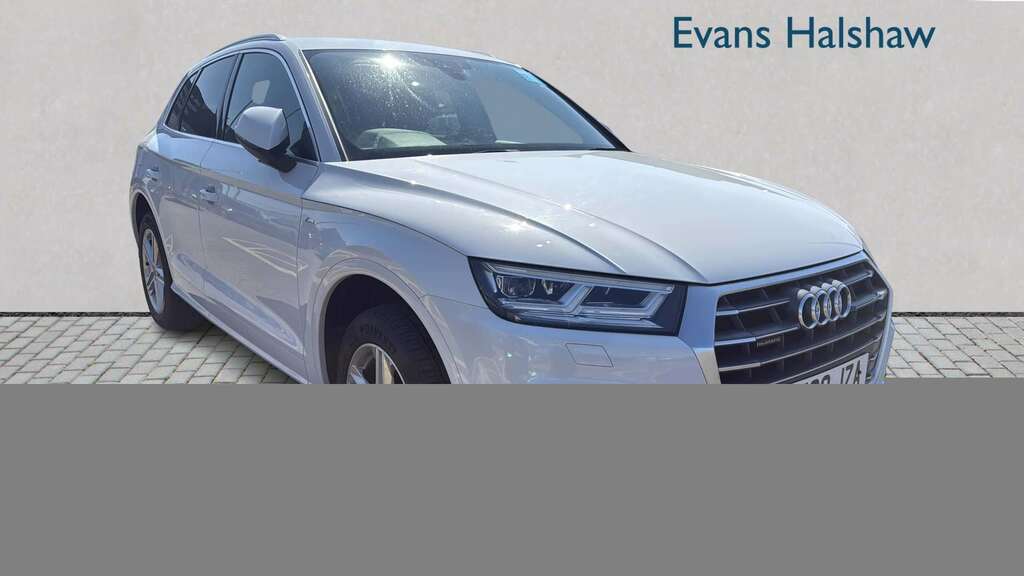 Audi Q5 2.0 Tdi Quattro S Line S Tronic 2018 White