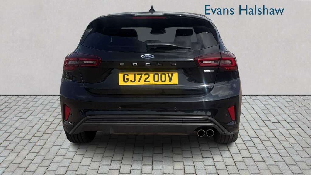 Ford Focus 1.0 Ecoboost Hybrid Mhev 155 St-line Vignale 2 GJ72OOV Black #4