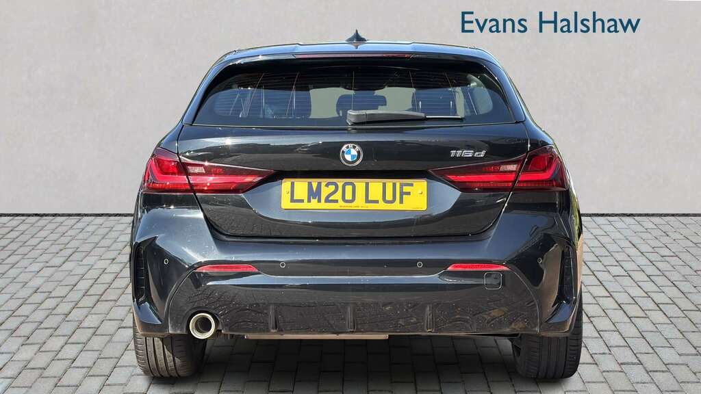 BMW 1 Series 116D M Sport 2020 LM20LUF Black #4