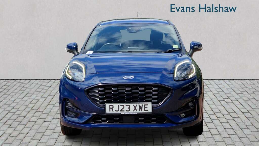 Ford Puma 1.0 Ecoboost Hybrid Mhev St-line Dct 2023 RJ23XWE Blue #3