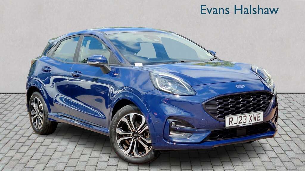 Ford Puma 1.0 Ecoboost Hybrid Mhev St-line Dct 2023 Blue