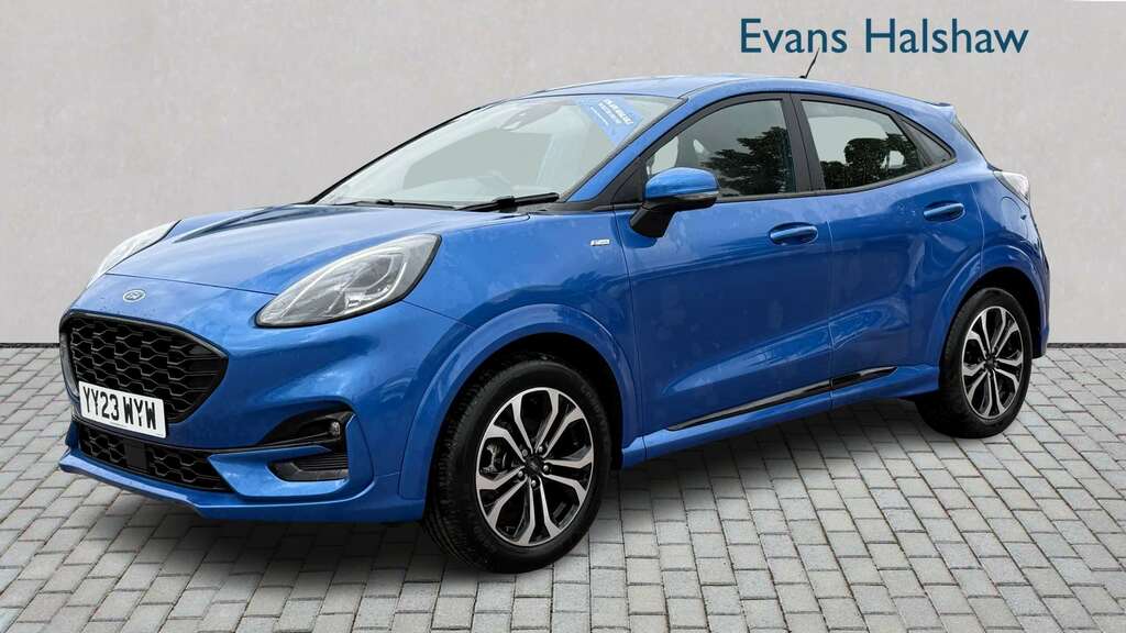 Ford Puma 1.0 Ecoboost Hybrid Mhev St-line Dct 2023 YY23WYW Blue