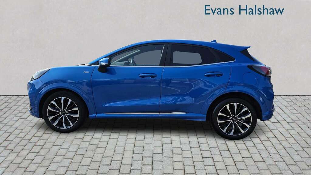 Ford Puma 1.0 Ecoboost Hybr Mhev 155 St-line Vignale Dct MC73LXN Blue #3