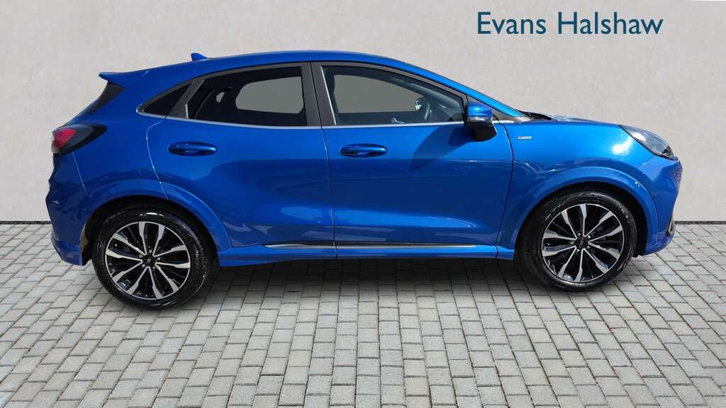 Ford Puma 1.0 Ecoboost Hybr Mhev 155 St-line Vignale Dct MC73LXN Blue #4