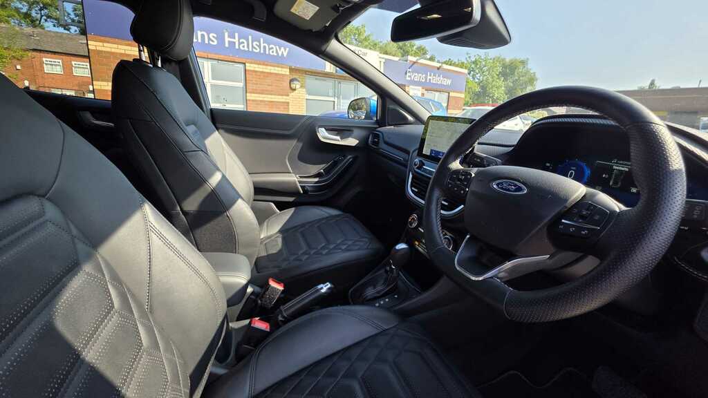 Ford Puma 1.0 Ecoboost Hybr Mhev 155 St-line Vignale Dct MC73LXN Blue #6