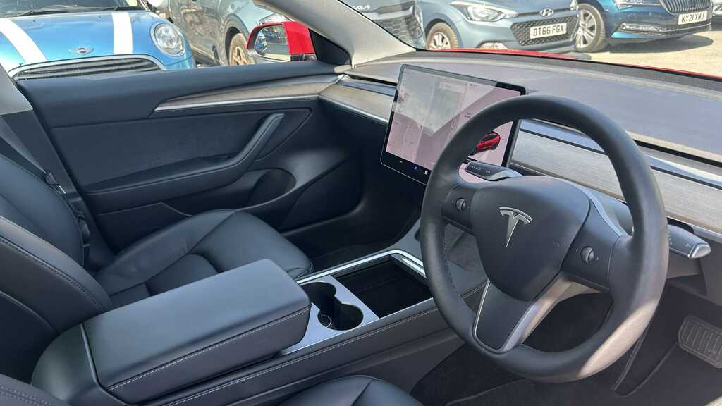 Tesla Model 3 Long Range Awd 2021 YB21RYT Red #3