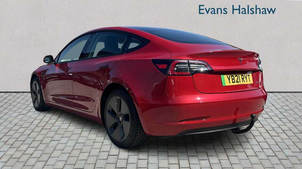Tesla Model 3 Long Range Awd 2021 YB21RYT Red #2