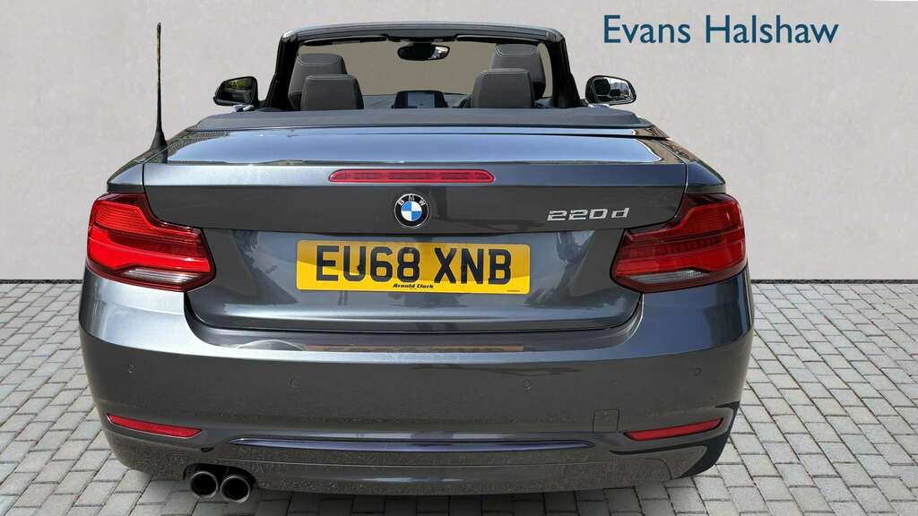 BMW 2 Series 220D Sport Nav 2018 EU68XNB Grey #6