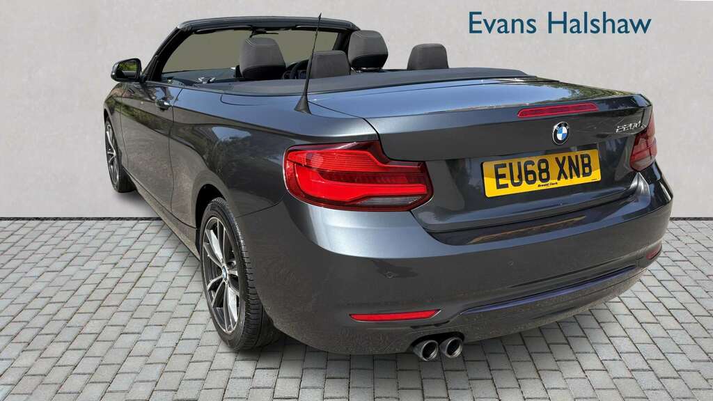 BMW 2 Series 220D Sport Nav 2018 EU68XNB Grey #5