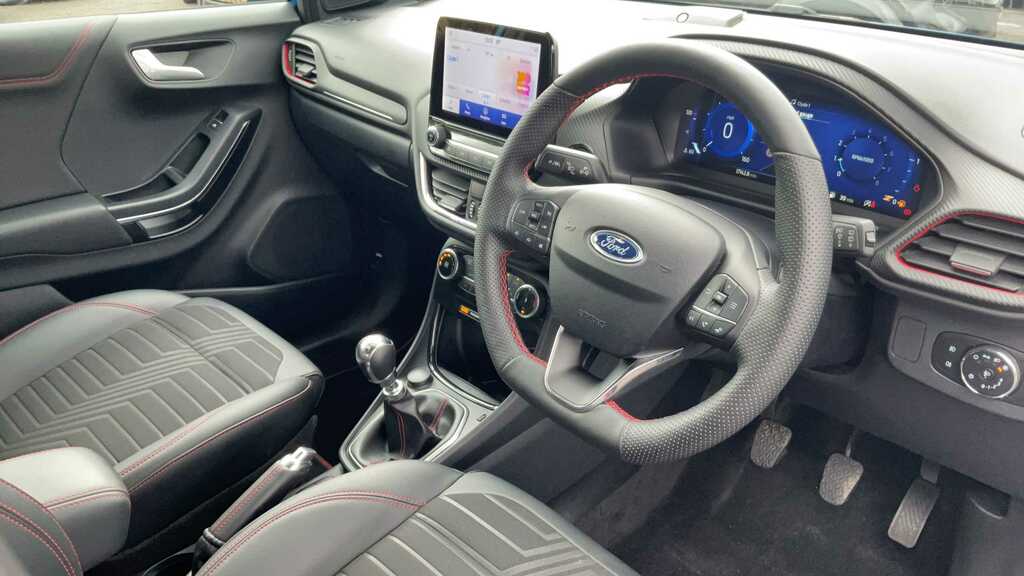 Ford Puma 1.0 Ecoboost Hybrid Mhev St-line X 2024 SF73WHX Blue #4