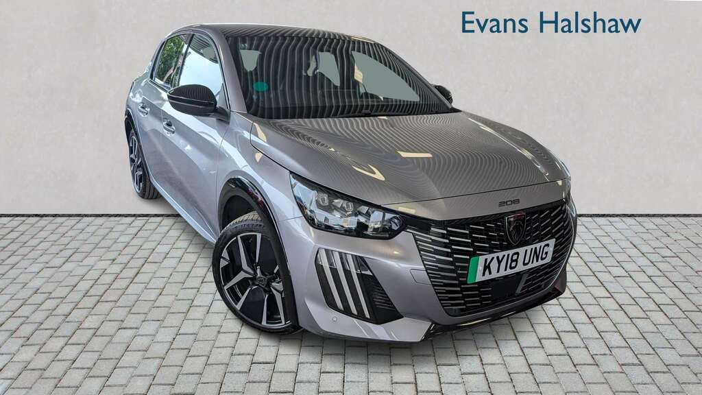 Peugeot e-208 100Kw Gt 50Kwh 2024 Grey