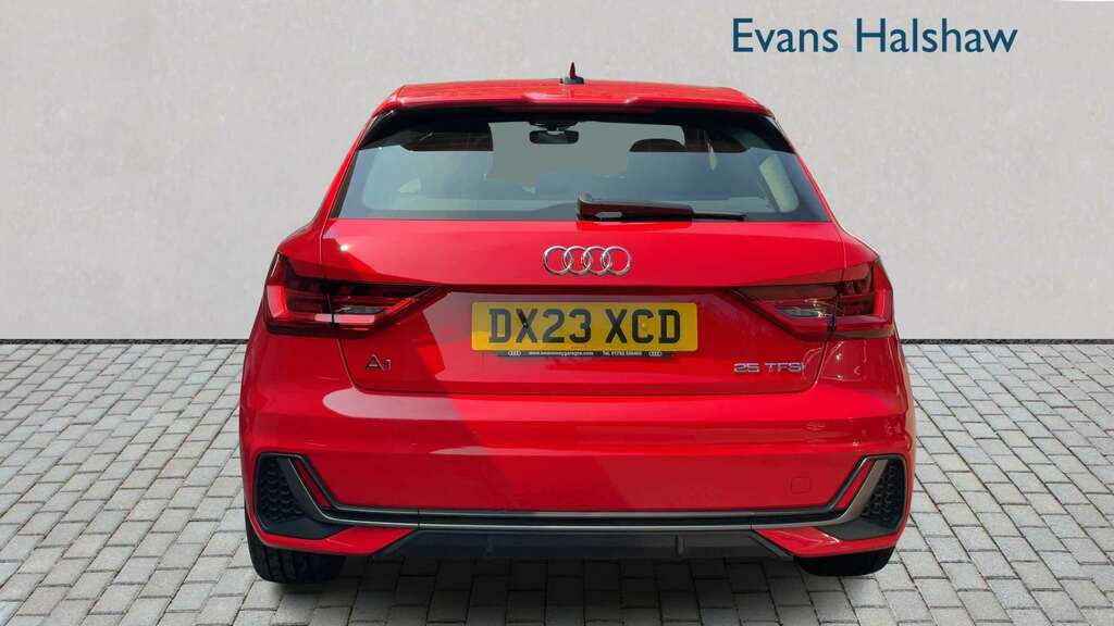 Audi A1 25 Tfsi S Line 2023 DX23XCD Red #5