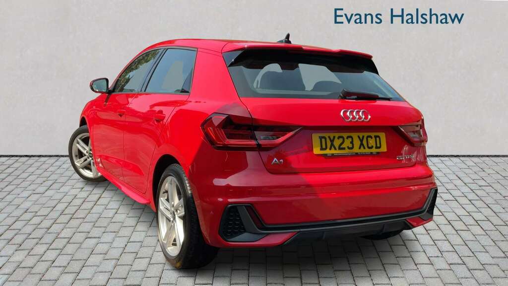 Audi A1 25 Tfsi S Line 2023 DX23XCD Red #2