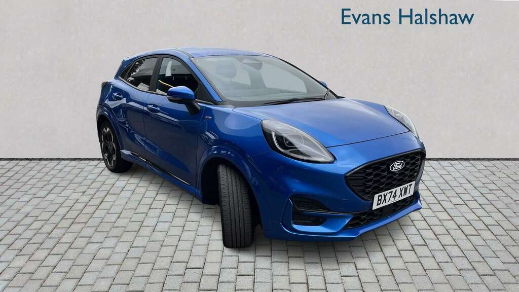 Ford Puma 1.0 Ecoboost Hybrid Mhev St-line X Dct 2024 BX74XWT Blue #3