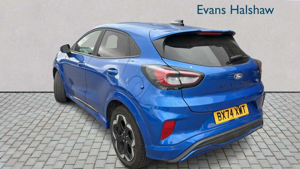 Ford Puma 1.0 Ecoboost Hybrid Mhev St-line X Dct 2024 BX74XWT Blue #4