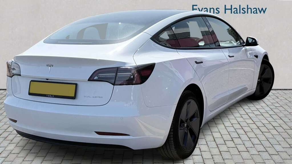 Tesla Model 3 Long Range Awd 2021 MJ71XBL White #4