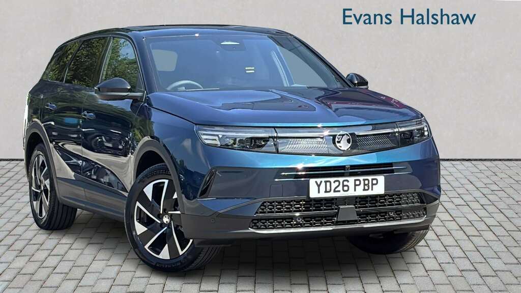 Vauxhall Grandland 1.2 Hybrid 145 Ultimate E-dct6 Fixed Roof 20 YD26PBP Blue