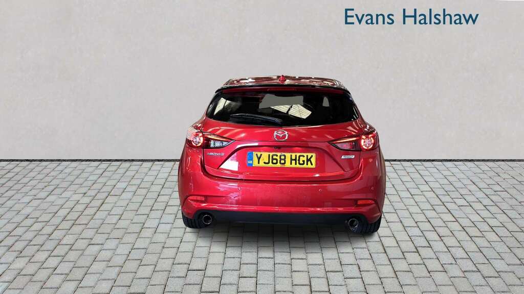 Mazda 3 2.0 Sport Black 2018 Red #3