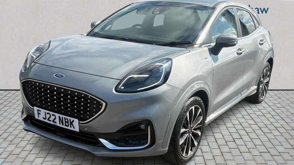 Ford Puma 1.0 Ecoboost Hybr Mhev 155 St-line Vignale Dct Silver #5