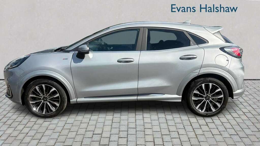 Ford Puma 1.0 Ecoboost Hybr Mhev 155 St-line Vignale Dct Silver #3