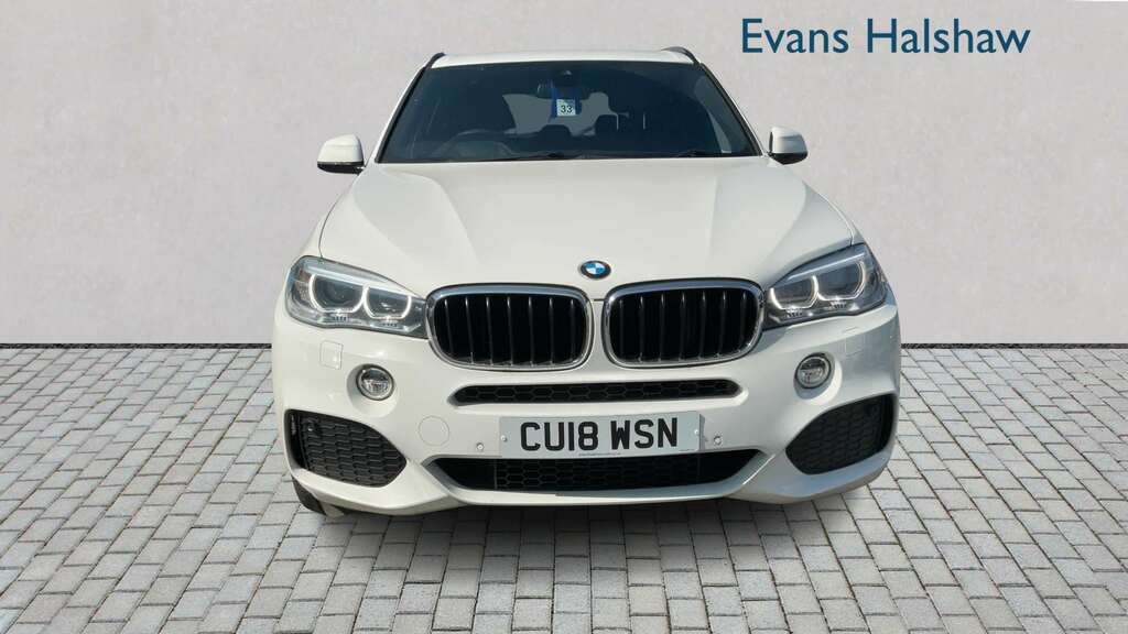BMW X5 Xdrive30d M Sport 7 Seat 2018 White #4