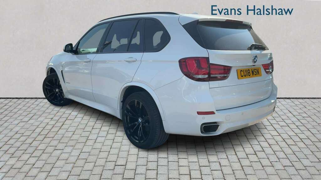 BMW X5 Xdrive30d M Sport 7 Seat 2018 White #2