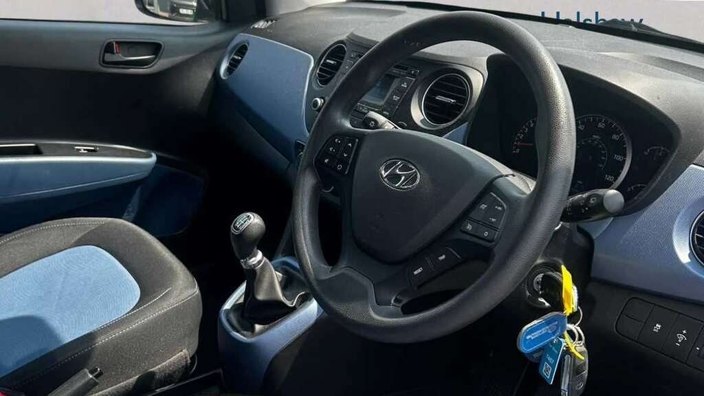 Hyundai I10 1.0 Se 2017 MD66OFG Blue #6