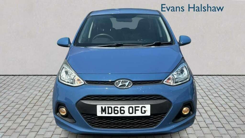 Hyundai I10 1.0 Se 2017 MD66OFG Blue #4