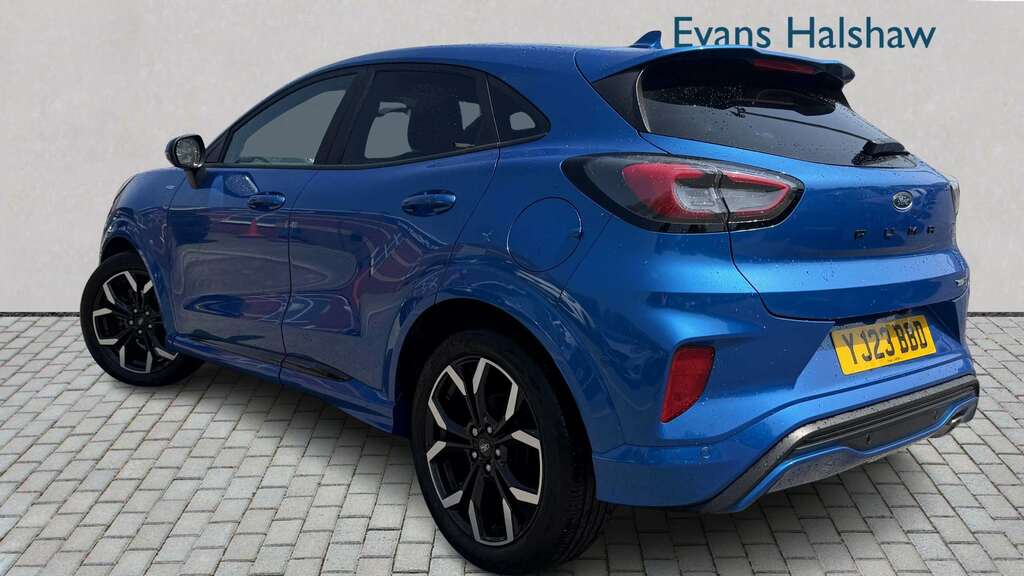 Ford Puma 1.0 Ecoboost Hybrid Mhev St-line X 2023 YJ23BBD Blue #2