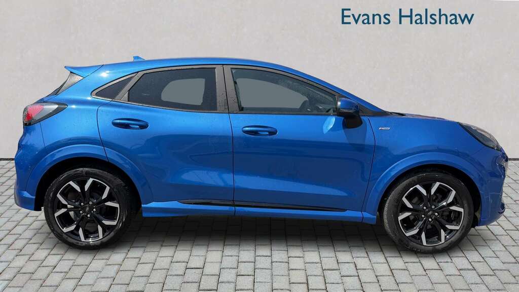 Ford Puma 1.0 Ecoboost Hybrid Mhev St-line X 2023 YJ23BBD Blue #3
