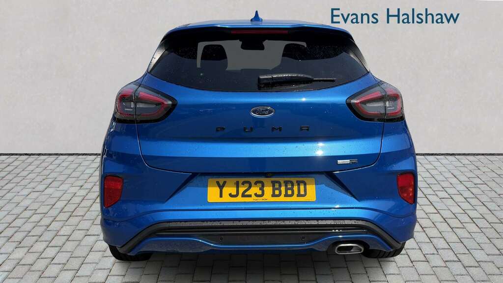 Ford Puma 1.0 Ecoboost Hybrid Mhev St-line X 2023 YJ23BBD Blue #6