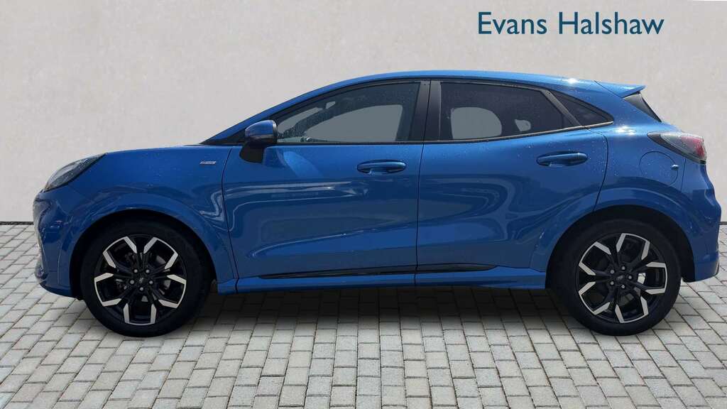 Ford Puma 1.0 Ecoboost Hybrid Mhev St-line X 2023 YJ23BBD Blue #4