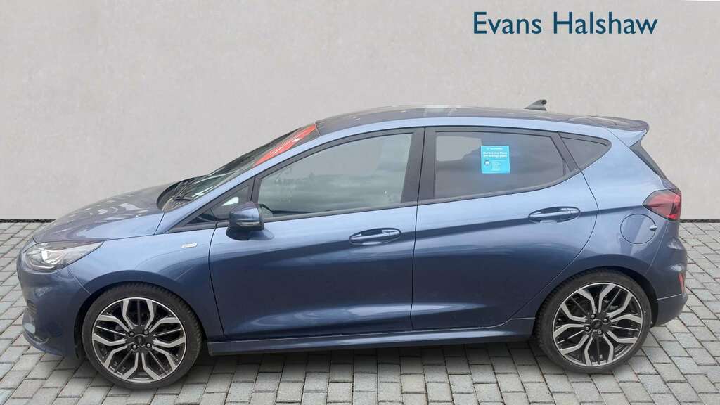 Ford Fiesta 1.0 Ecoboost Hybrid Mhev 125 St-line X 2023 NU23ODV Blue #2
