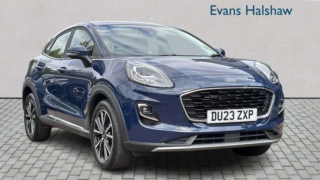 Ford Puma 1.0 Ecoboost Hybrid Mhev Titanium Dct 2023 Blue