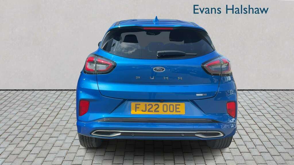 Ford Puma 1.0 Ecoboost Hybr Mhev 155 St-line Vignale Dct FJ22OOE Blue #3
